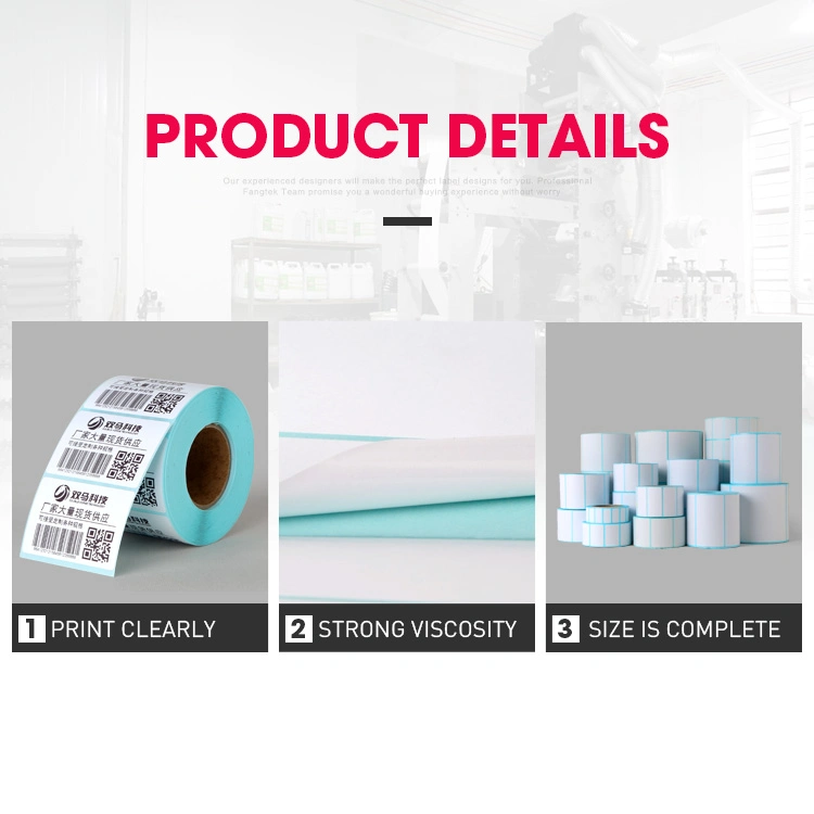 Packaging Label Jumbo Roll Jinda Wave Self-Adhesive Metelized Thermal Transfer Label Jumbo Roll