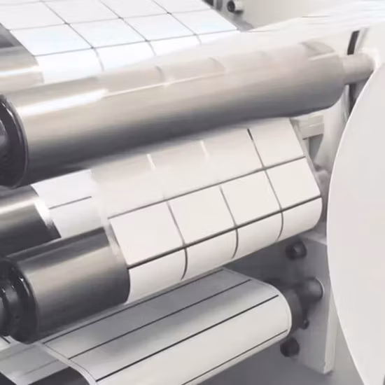 Étiquettes imprimées en papier autocollant thermique direct auto-adhésif pour l'expédition