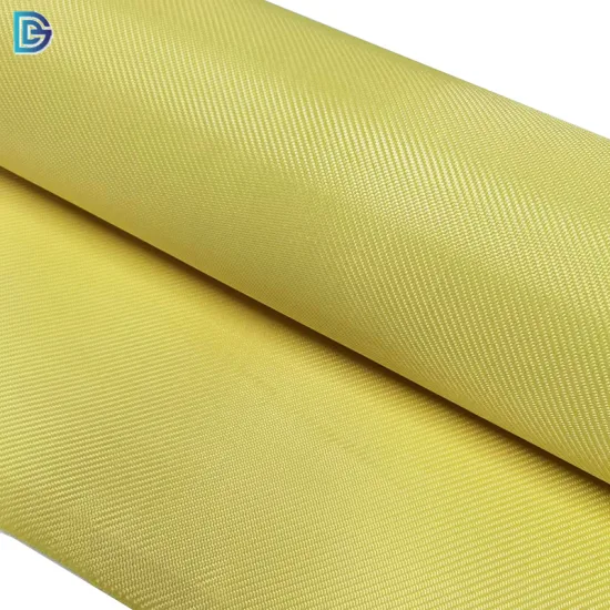 La Chine Usine Kevlar PARA Denim Meta Tissu en fibre d'aramide rouge tissé avec la meilleure qualité
